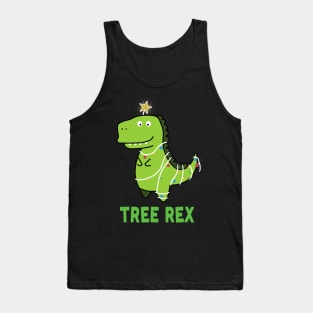 Christmas Tree Rex Tank Top